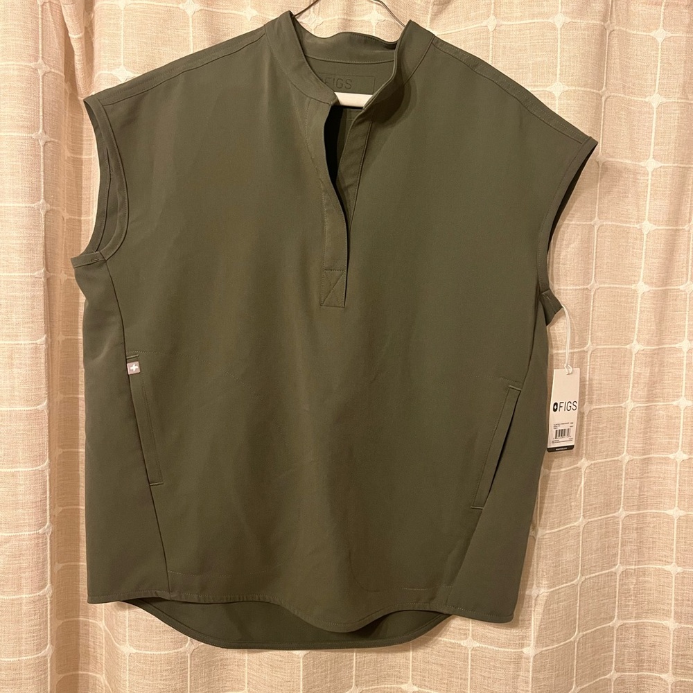 NWT WOMENS FIGS Rafaela MOSS scrub top XXS